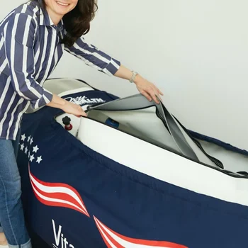 Healthcare professional preparing hyperbaric oxygen therapy equipment before a treatment session.