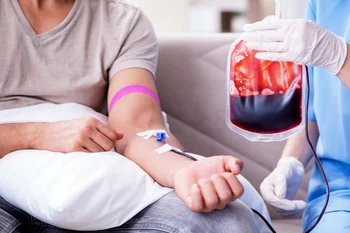 Patient receiving IV nutrient therapy to support hydration, energy, and overall wellness.