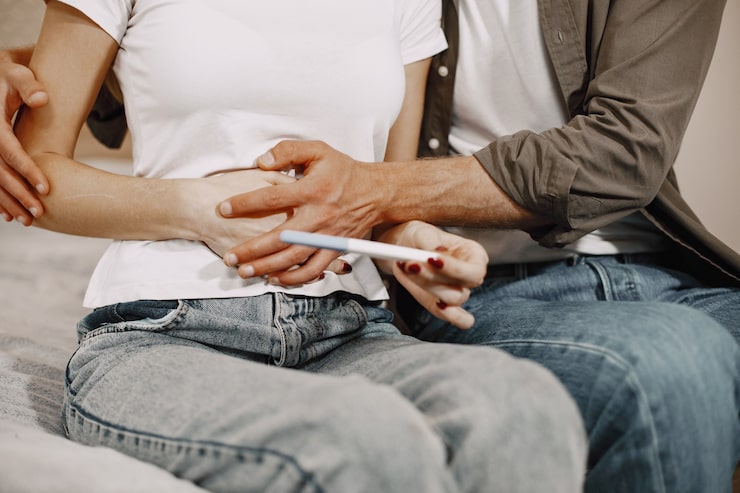 Healthcare provider discussing fertility support and reproductive wellness with a patient.