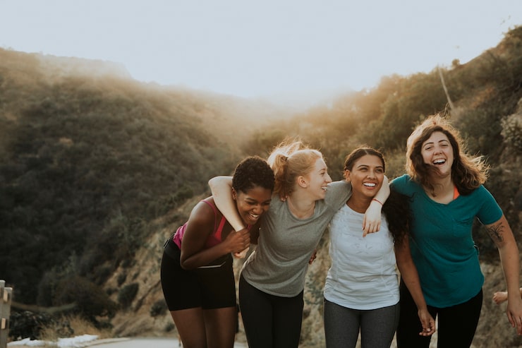 Women participating in a wellness program focused on hormone health and healthy aging.