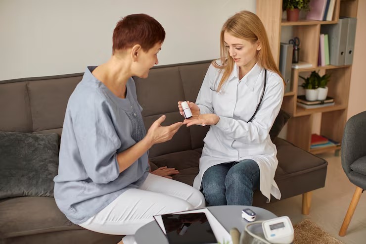 Healthcare provider discussing a personalized fertility treatment plan with a couple.