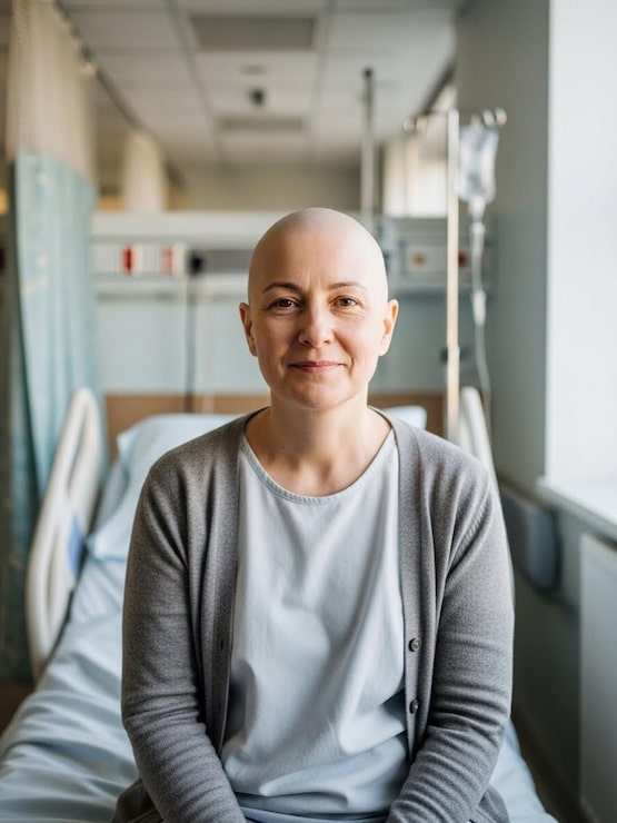 Patient meeting with a functional medicine provider for a personalized integrative cancer support consultation.