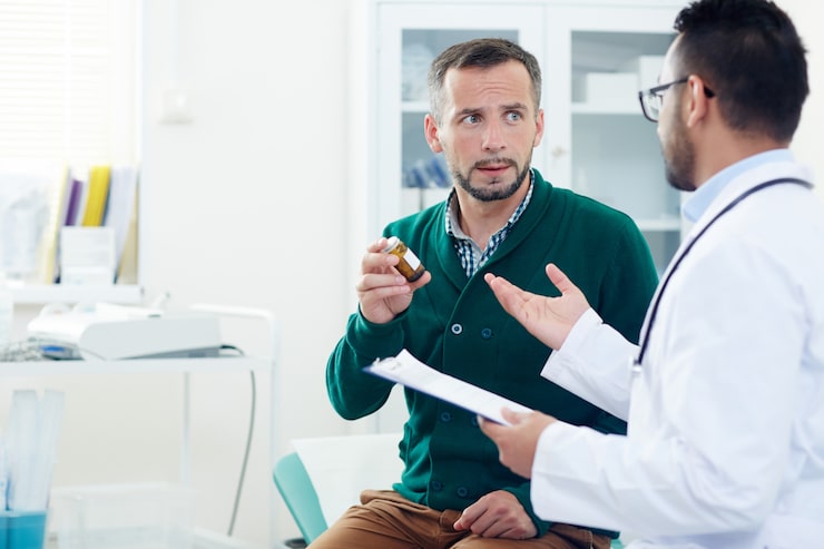 Functional medicine provider discussing a customized treatment plan with a patient.